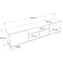 Hanah Home Mood - MD1-CS Soporte para TV Arena y Roble